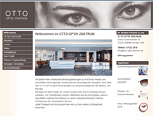 Tablet Screenshot of otto-optik-zentrum.de